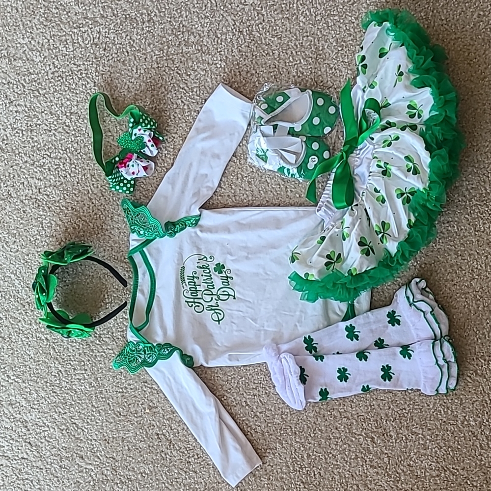 St. Patrick's Day Baby Girl bundle Size 18-24 months